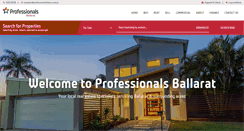 Desktop Screenshot of professionalsballarat.com.au